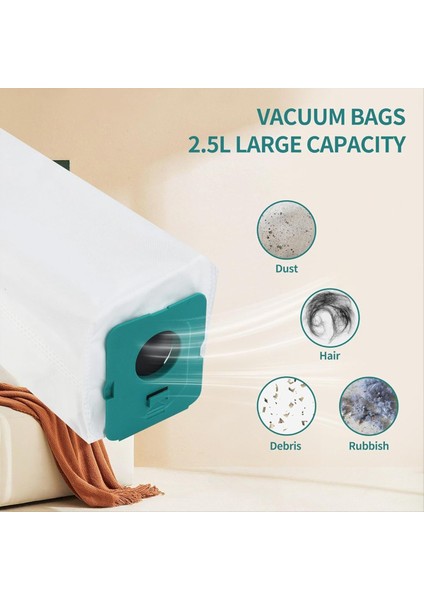 Samsung Ismarlama Jet VCA-ADB95, Yedek Filtre Torbası Seti, Tek Kullanımlık Yedek Torbalar Için Elektrikli Temizleyici Torbalar (Yurt Dışından) modelleri