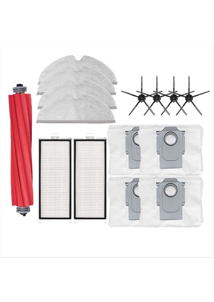 Roborock Q7 Için Maksimum Toz Torbası Hepa Filtre Parçaları Q7 Max+ / T8 Mop Bez Robot Vakum Temizleyici Aksesuarları (Yurt Dışından)