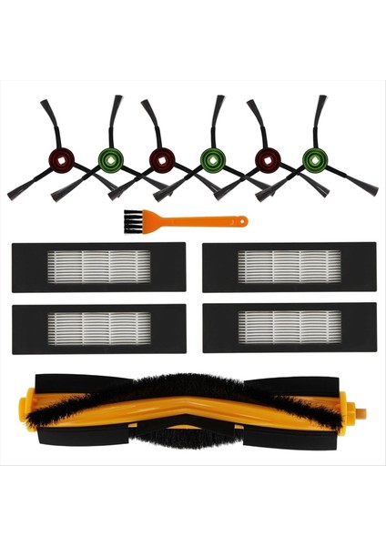Ecovacs Deebot N8 N8+ N8 Pro N8 Pro+ T9 T9+ T8+ T8 Aıvı Ozmo 950 920 Robot Vakum Süpürge Ana Sie Fırça Hepa Filtreleri (Yurt Dışından)