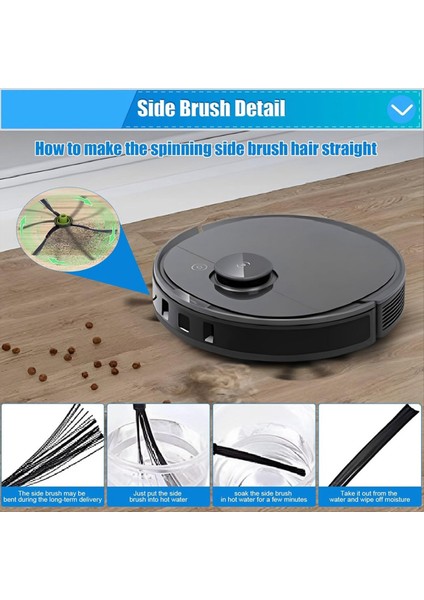 Ecovacs Deebot T9 Aıvı T8 Aıvı N8 Pro Serisi Robot Vakum Süpürge Yan Fırçası Ana Fırça Filtre Aksesuarları (Yurt Dışından) modelleri