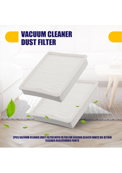 2 Adet Elektrikli Temizleyici Toz Filtresi Hepa Filtresi Samsung SC4300 SC4470 Beyaz VC-B710W Temiz Aksesuarlar Parçalar (Yurt Dışından) fırsatları