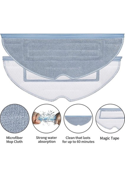 Xiaomi Roborock S 7 S7 Max T7S T7S Için 5 Pcs Paspas P ve Robot Vakum Değiştirme Aksesuarları (Yurt Dışından) modelleri