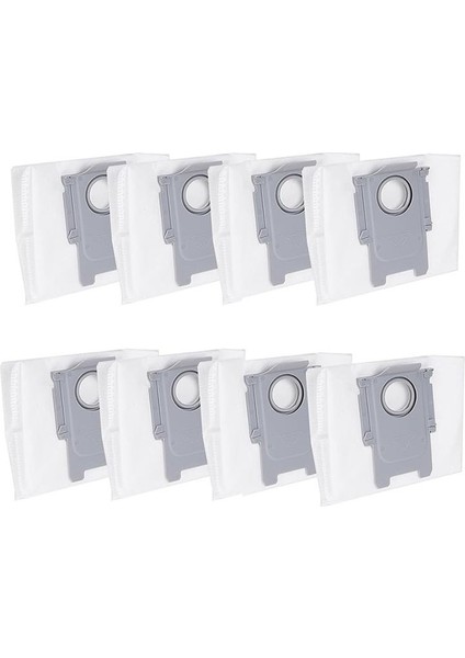 8pcs Toz Torbaları Roborock S8+ / S8 Pro Ultra / S7 Maxv Ultra / Q5 / Q5+ / Q7+ / Q7 Max+ Vakum Süpürge Çantası (Yurt Dışından)