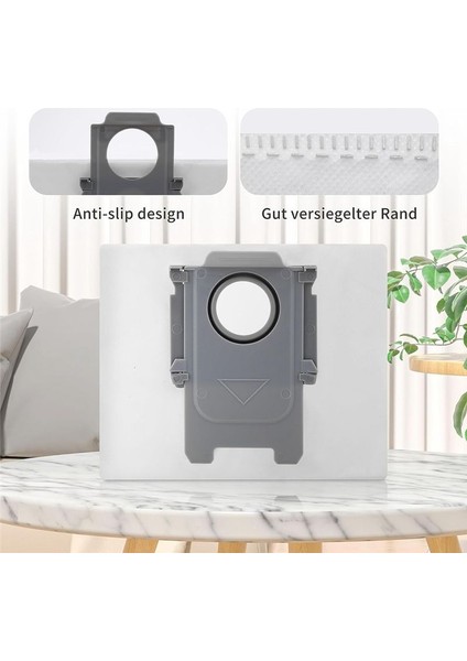 8pcs Toz Torbaları Roborock S8+ / S8 Pro Ultra / S7 Maxv Ultra / Q5 / Q5+ / Q7+ / Q7 Max+ Vakum Süpürge Çantası (Yurt Dışından) fırsatları