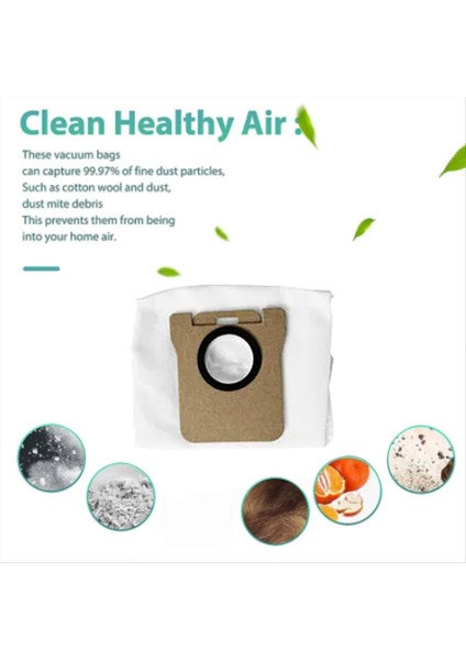 Dream L10S Için 16PCS Ultra S10 Xiaomi X10+ Plus Robot Vakum Süpürge Parçaları Toz Çanta Yedek Aksesuarlar Kirli Çanta (Yurt Dışından) modelleri