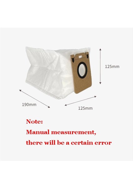 Dreame Bot D10 Plus RLS3D Toz Çanta Aksesuarları Robot Elektrikli Temizleyici Çanta Çöp Torbası Yedek Parçaları (Yurt Dışından) fiyatları