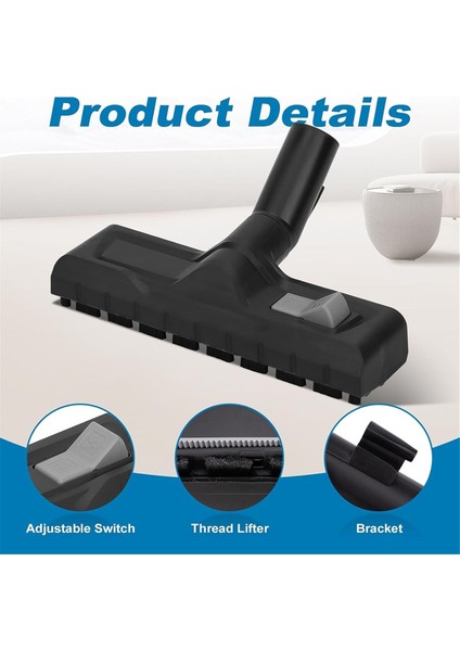 Evrensel 35MM/32MM Elektrikli Temizleyici Nozul, Karcher, Miele, Thomas Için Bağlantı Adaptörü ile Değiştirilebilir Islak/kuru Nozul (Yurt Dışından) modelleri