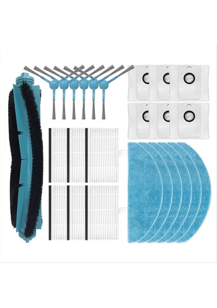 Conga 7490 Ölümsüz Genesis / 8290 Ölümsüz Ultra Power Home X-Treme Fırça Mop Filtre Toz Çantası Parça Aksesuar (Yurt Dışından)