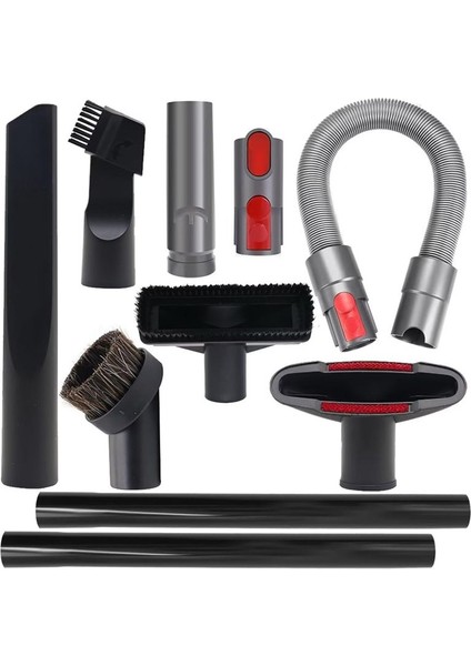 Dyson V15 V12 V11 V11 V10 V7 V8 Için Vakum Ekleri Kiti, Esnek Uzatma Hortumu ve Vakum Ekleri ile (Yurt Dışından)
