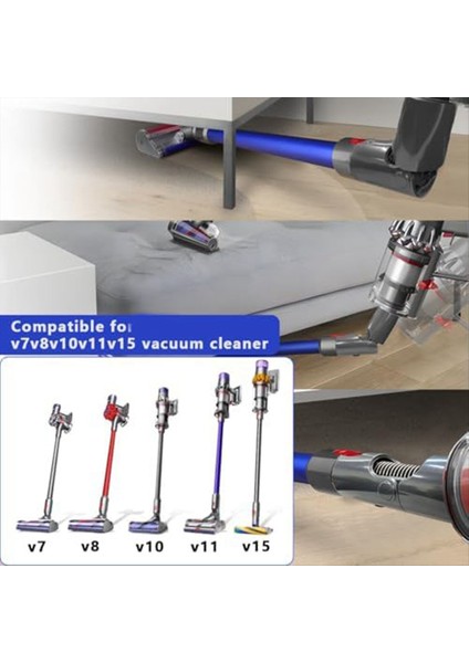 Dyson V15 V11 V11 V10 V8 V7 Için Adaptör, Dyson Için Düşük Erişim Adaptörü, Dyson Vakum Süpürge Aksesuarları Için Ortak Adaptör (Yurt Dışından) modelleri