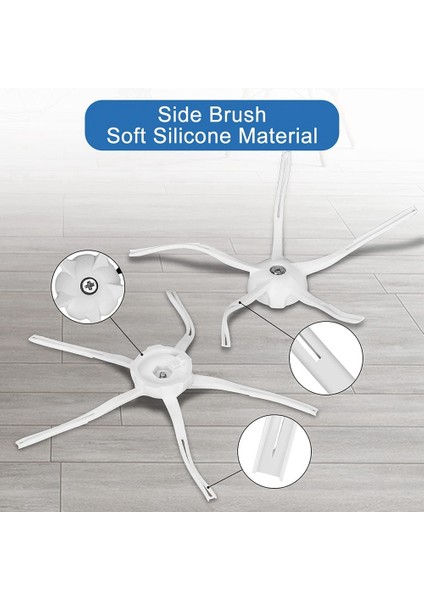 Roborock S7 S70 S7MAX T7S T7S Plus Ana Fırça Hepa Filtresi Mop Pad Yedek Parçalar Vakum Süpürge Aksesuarları Siyah (Yurt Dışından) modelleri