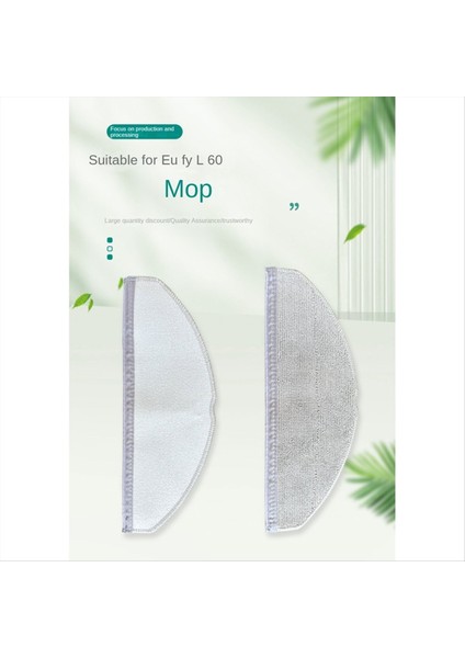 6pcs Eufy L60 /L50 Serisi Robot Elektrikli Süpürge Yedek Yedek Parçalar Yıkanabilir Mop Ped (Yurt Dışından) indirimleri