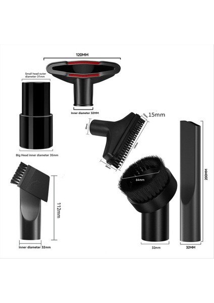 Vakum Ekleri Karcher NT18/1 NT25/1 NT30/1 Vakum Fırça Nozumu Standart Hortum Için Aracı (Yurt Dışından) modelleri