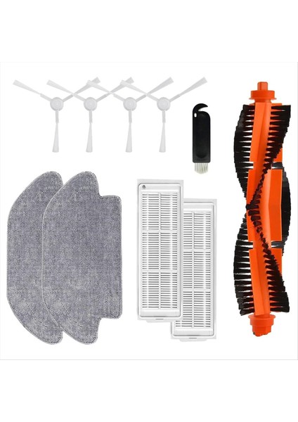 Xiaomi Mi Robot Vakum XMSTJQR2S/MOP 2S/STYJ02YM Ana Yan Fırça Hepa Filtre Mop Bezi (Yurt Dışından)