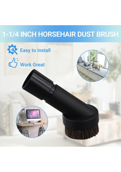 Evrensel Vakum Temizleyici Aksesuarları Temizleme Kiti Fırça Nozumu Crevice Aracı 32MM ve 35MM Standart Hortum 6 Adet (Yurt Dışından) fırsatları