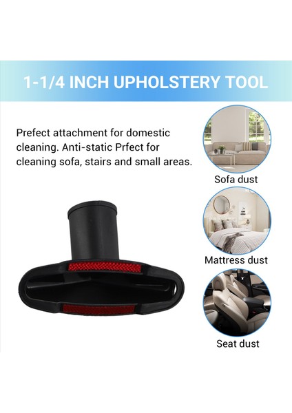 Evrensel Vakum Temizleyici Aksesuarları Temizleme Kiti Fırça Nozumu Crevice Aracı 32MM ve 35MM Standart Hortum 6 Adet (Yurt Dışından) indirimleri