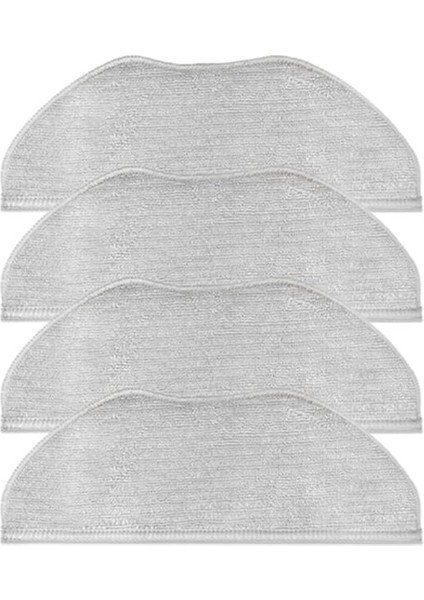 4pcs Tefal Rowenta Için Mop Bezi X-Plorer Serie 95 RG7975WH RG7987WH Robotik Vakum Süpürge Yedek (Yurt Dışından)