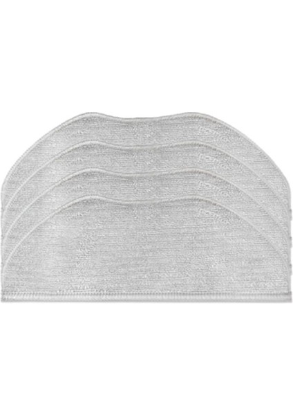 4pcs Tefal Rowenta Için Mop Bezi X-Plorer Serie 95 RG7975WH RG7987WH Robotik Vakum Süpürge Yedek (Yurt Dışından) modelleri