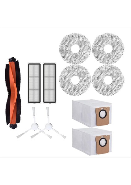 Xiaomi Için X20+/X20PLUS Robot Vakum Temizleyici Aksesuarları Filtre Paspas Pedleri Toz Torbaları Değiştirme Parçaları Parçaları (Yurt Dışından)