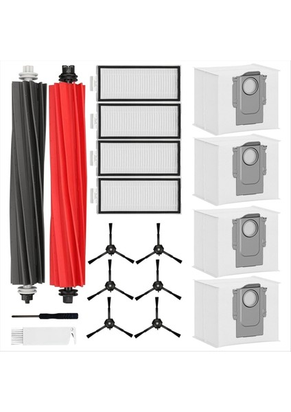 Roborock Için Aksesuar Kiti Q5 Max+, Q5 Duoroller+ Plus Robot Vakum Süpürge Yedek Parçaları (Yurt Dışından)