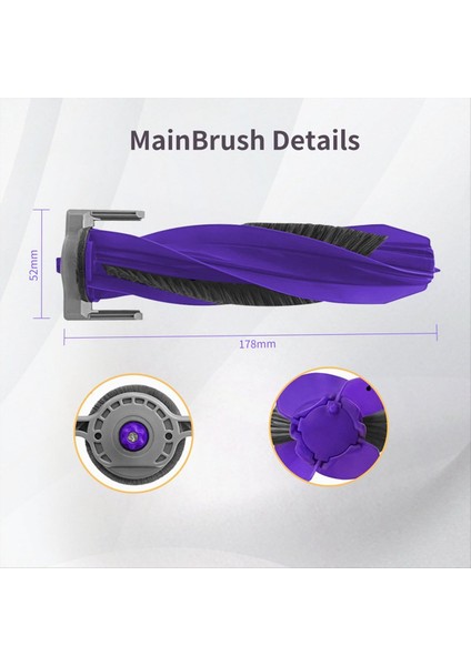 Aksesuarlar Narwal Freo x Ultra Robot Temizleyici Vakum Aksesuarları Set Ana Yan Fırça Filtreleri Paspas Pedleri (Yurt Dışından) fiyatları