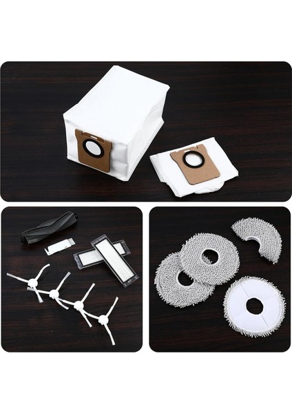 Dream L10S Ultra / L10 Ultra / Xiaomi X20+ Robot Vakum Süpürge Ana Yan Fırça Hepa Filtre Mop Bez Tuz Torbaları (Yurt Dışından) fırsatları