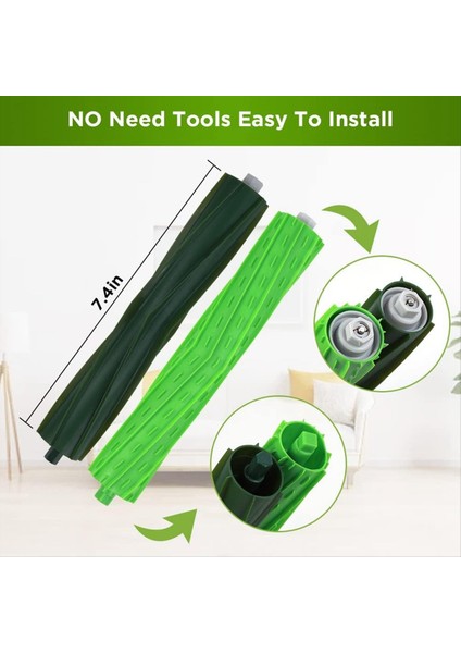 Irobot Için Yedek Parçalar I7 I7+ I8 I3 I6+ Artı E5 E6 E7+ Robot Vakum Aksesuarları Silindir Fırçaları Filtreler (Yurt Dışından) fiyatları