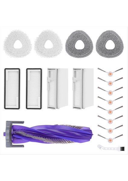 Narwal Freo x Ultra Robot Vakumları Için Yedek Aksesuar Kiti Ana Yan Fırça Hepa Filtre Paspas Bezi (Yurt Dışından)