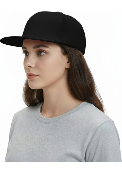 Hip Hop Snapback Cap Modern Siyah Şapka Logosuz fırsatları