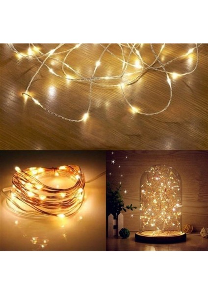 10 Metre Pilli LED Işık, Dekoratif Gün Işığı, Süsleme Peri LED Ambiyans fırsatları