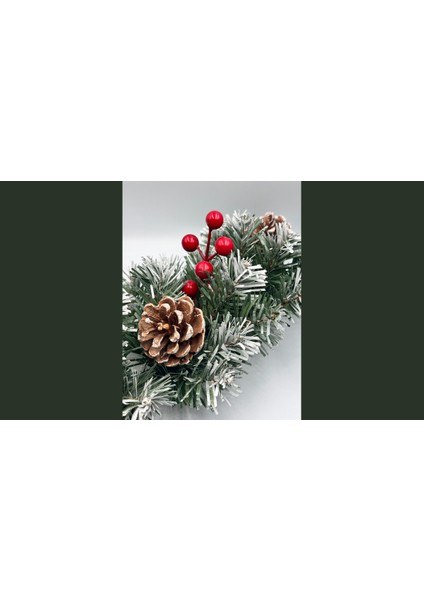 Yılbaşı Yeşil Kokinalı ve Kozalaklı Rattan Çam Ağacı, Şık ve Doğal Dekorasyon. modelleri