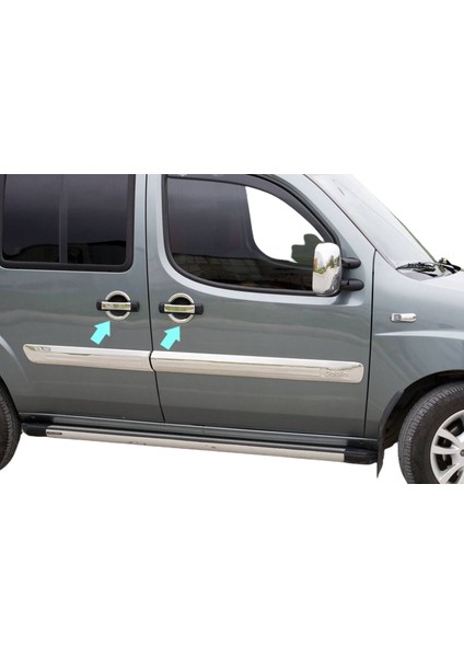 Fiat Doblo Uyumlu Kapı Kolu Krom 4 Kapı 2000 - 2010 Arası Modeller İçin modelleri