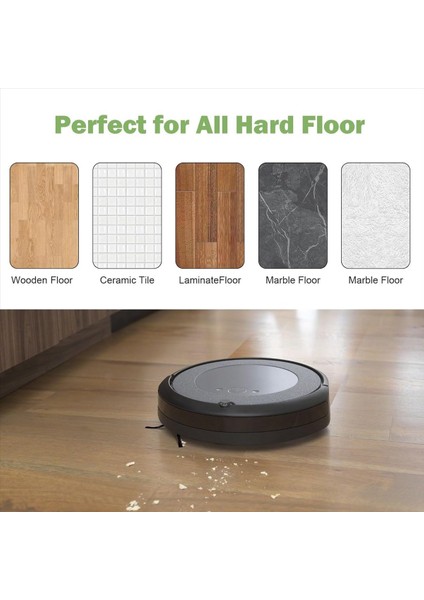 İrobot Roomba Combo I5, I5+, J5, J5+ elektrikli süpürge, yıkanabilir ve yeniden kullanılabilir temizlik için uyumlu yedek paspas pedleri 5 adet (Yurt Dışından) modelleri