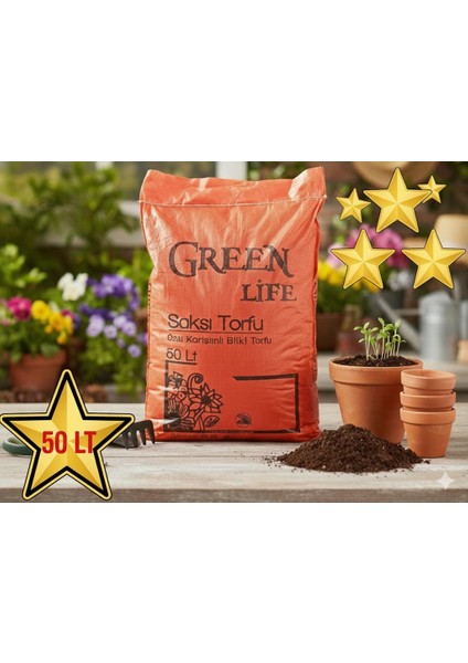 Perlit Katkılı Harika Bitki Toprağı, Fideleme, Çicek Toprağı, Htm Torf Humus Katkılı 50 L fiyatları