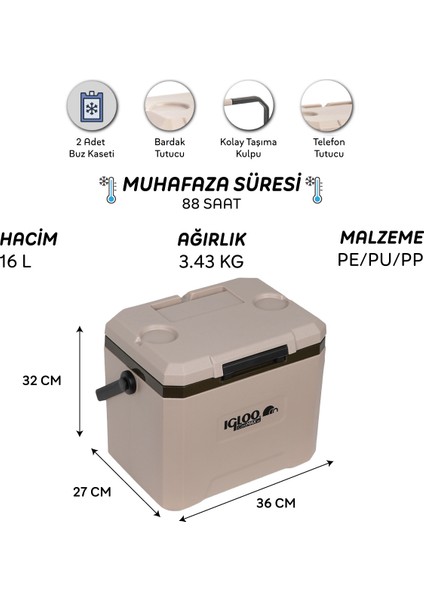 Igloo Coremax 16 Buzluk 16 Litre