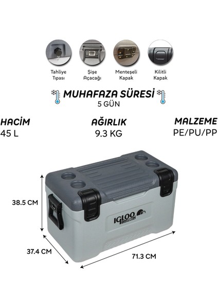 Coremax 45 Buzluk 45 Litre