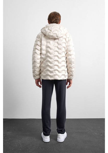 Taş Rengi Smart Fit Çift Taraflı Kapüşonlu Mont indirimleri