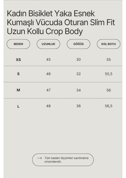 Kadın Siyah-Kahverengi 2'li Paket Bisiklet Yaka Esnek Kumaşlı Vücuda Oturan Slim Fit Uzun Kollu Crop Body