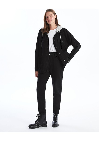 Yeni Sezon Kapüşonlu Kadın Jean Ceket fiyatları