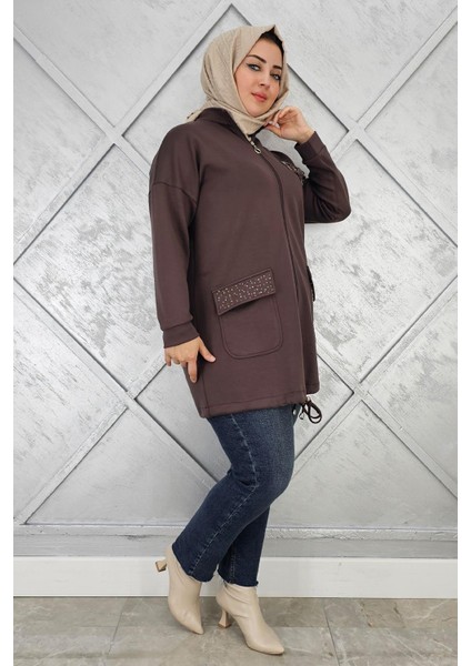 Kadın Dikme ve Taş Detaylı Tesettür Giy Çık fiyatları