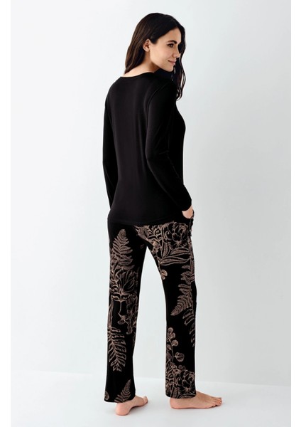 Arnetta 3439-S Kadın Uzun Kol Pijama Takım fırsatları
