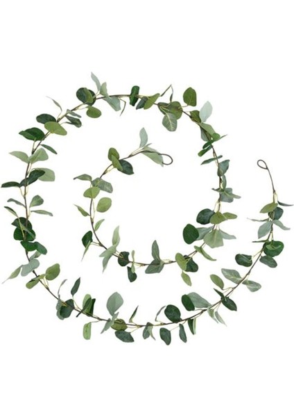 Yeşil Yapay Çelenk, 3 Metre, Doğal Görünüm, Dekoratif Kullanım Için Ideal