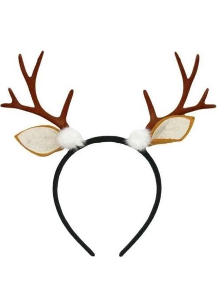 Çok Renkli Yılbaşı Boynuz ve Kulak Takı, Şık ve Eğlenceli Aksesuar