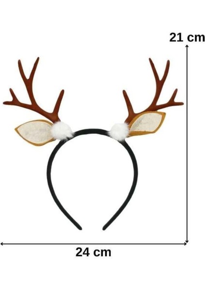 Çok Renkli Yılbaşı Boynuz ve Kulak Takı, Şık ve Eğlenceli Aksesuar fiyatları