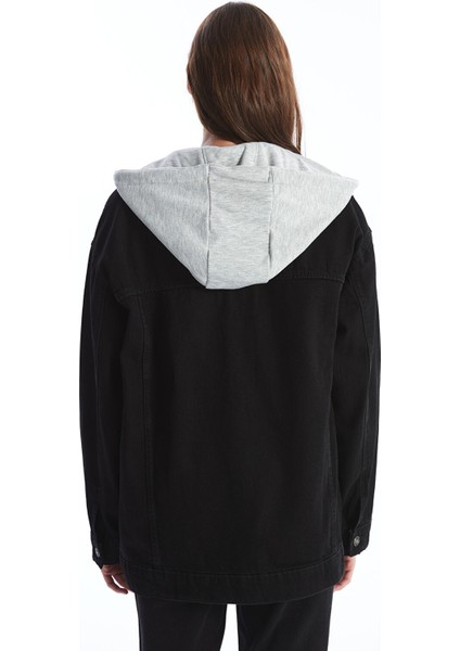 Yeni Sezon Kapüşonlu Kadın Jean Ceket indirimleri