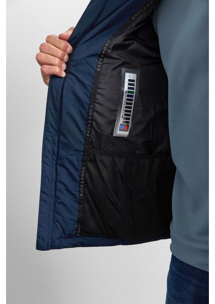 Lacivert Relaxed Fit Puffer Mont fırsatları