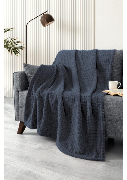 Wellsoft Battaniye-Füme Tv Battaniyesi- Peluş Polar Yumuşak BATTANIYE-110X160 cm