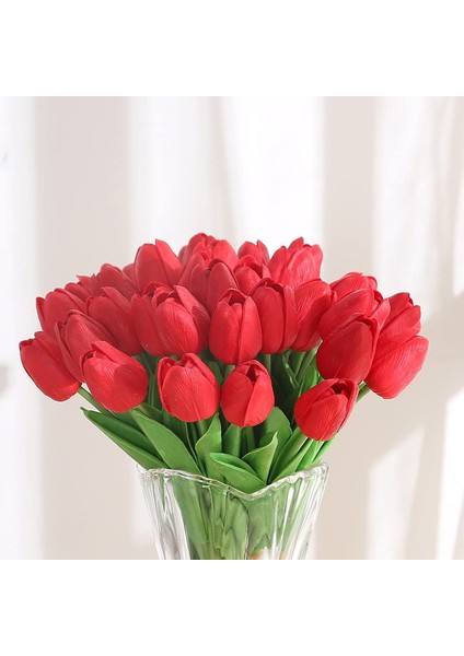 20 Adet Simüle Lale, Kırmızı (Yurt Dışından) fiyatları