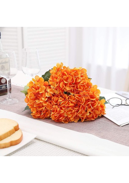 Tifuly Yapay Ortanca Çiçeği, 5 Adet Gerçekçi Tek Uzun Kök Ipek (Yurt Dışından) fırsatları