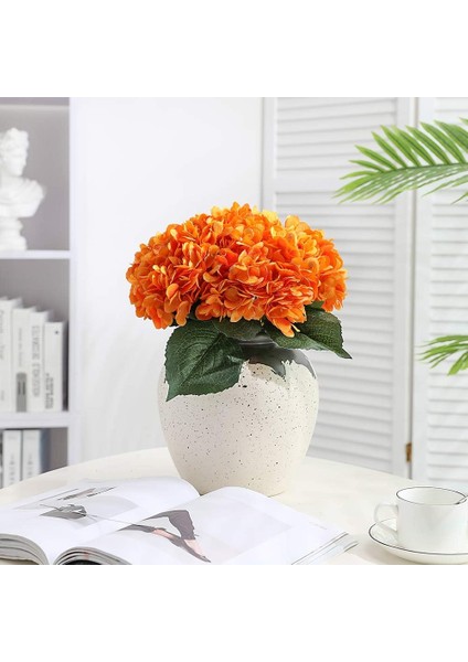 Tifuly Yapay Ortanca Çiçeği, 5 Adet Gerçekçi Tek Uzun Kök Ipek (Yurt Dışından) indirimleri